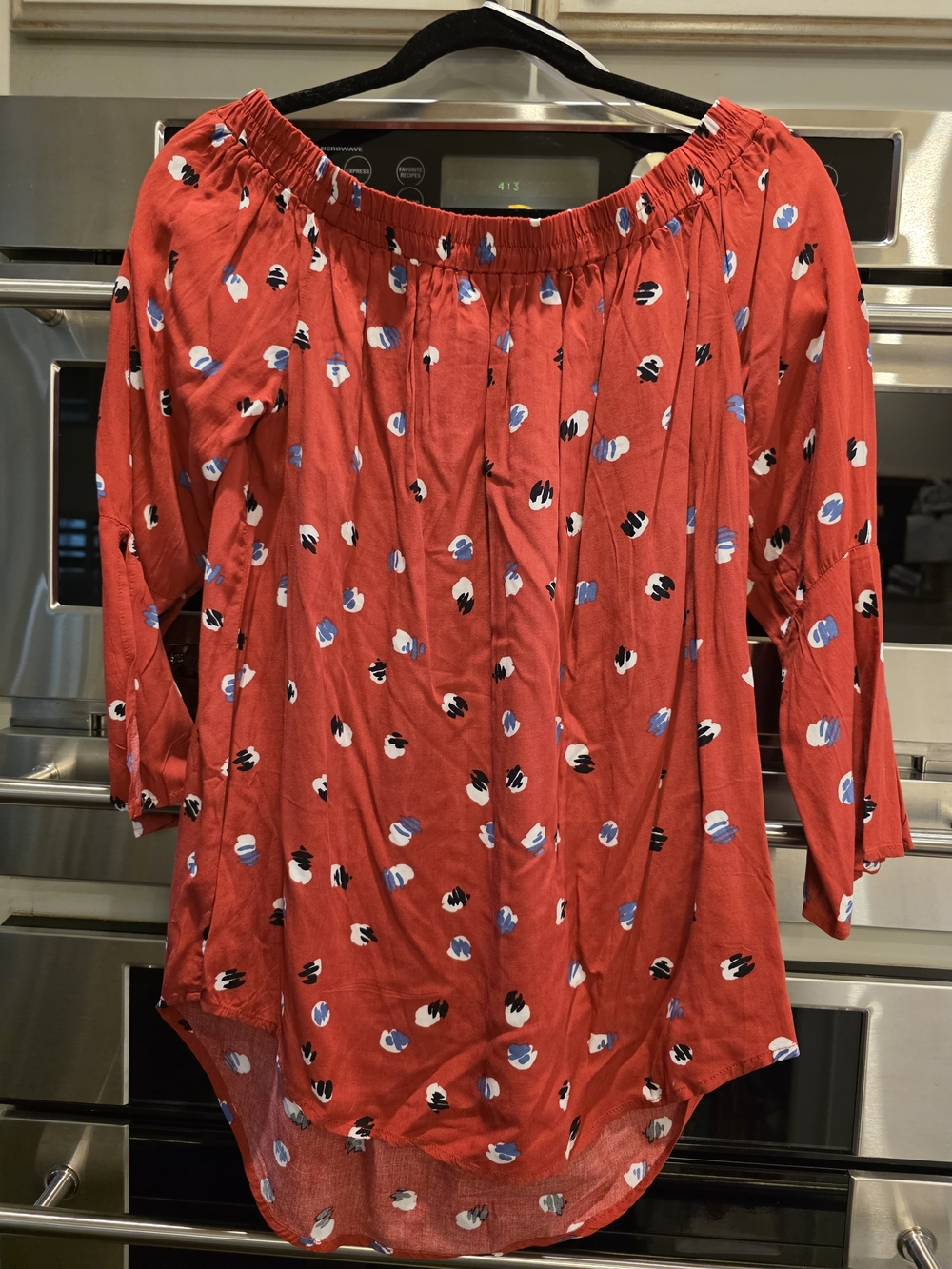 NWT Velvet Heart Abstract Floral Blouse